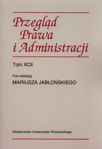 Opakowanie Przegląd prawa i administracji Tom 92