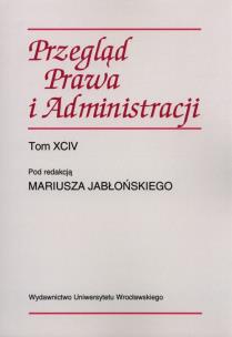 Opakowanie Przegląd prawa i administracji Tom 94