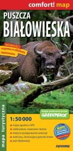 Okładka książki Puszcza Białowieska 1:50 000