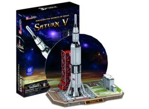 Okładka książki Puzzle 3D Rakieta Saturn V