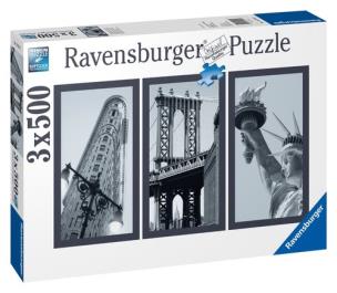 Opakowanie Puzzle Nowy Jork  3 x 500