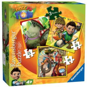 Opakowanie Puzzle Tree Fu Tom  3 w 1