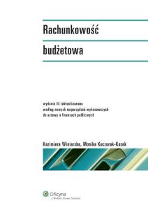 Okładka książki Rachunkowość budżetowa