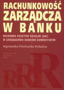 Okładka książki Rachunkowość zarządcza w banku