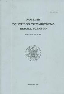 Opakowanie Rocznik Polskiego Towarzystwa Heraldycznego tom III (XIV)