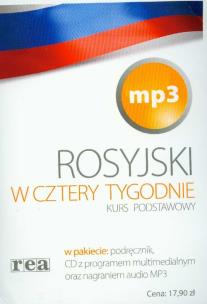 Okładka książki Rosyjski w cztery tygodnie Kurs podstawowy mp3
