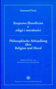 Okładka książki Rozprawa filozoficzna o religii i moralności
