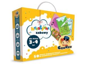 Okładka książki Rysuj z CzuCzu Kreatywne zabawy dla dzieci 3-4 lat
