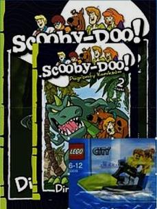 Okładka książki Scooby-Doo! Zestaw 2 książki + figurka LEGO