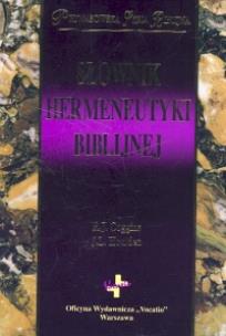 Okładka książki Słownik hermeneutyki biblijnej