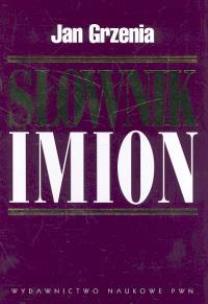 Okładka książki Słownik imion