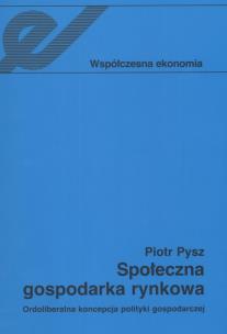 Okładka książki Społeczna gospodarka rynkowa