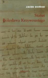 Okładka książki Statut Bolesława Krzywoustego