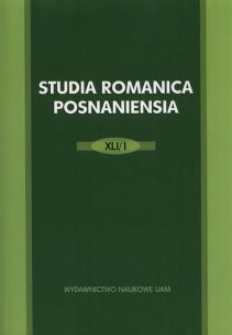 Opakowanie Studia Romanica Posnaniensia XLI/1