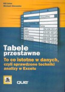 Okładka książki Tabele przestawne To co istotne w danych, czyli sprawdzone techniki analizy w Excelu