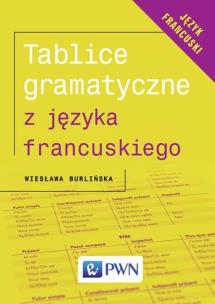 Okładka książki Tablice gramatyczne z języka francuskiego