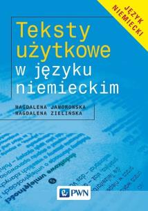 Okładka książki Teksty użytkowe w języku niemieckim