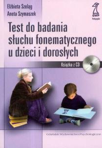 Okładka książki Test do badania słuchu fonematycznego...