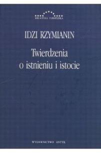Okładka książki Twierdzenia o istnieniu i istocie