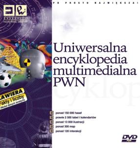 Opakowanie Uniwersalna encyklopedia multimedialna PWN edycja 2008