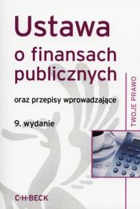 Opakowanie Ustawa o finansach publicznych oraz przepisy wprowadzające