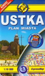 Opakowanie Ustka plan miasta 1:10 000
