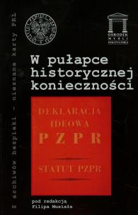 Okładka książki W pułapce historycznej konieczności t.20
