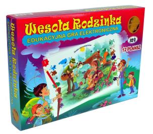 Opakowanie Wesoła Rodzinka Edukacyjna gra elektroniczna