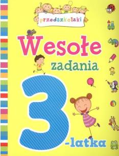 Okładka książki Wesołe zadania 3 latka