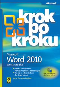 Okładka książki Word 2010 krok po kroku