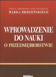 Opakowanie Wprowadzenie do nauki o przedsiębiorstwie