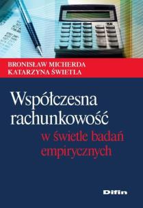 Okładka książki Współczesna rachunkowość w świetle badań empirycznych