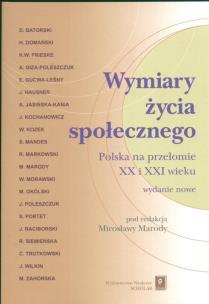 Okładka książki Wymiary życia społecznego
