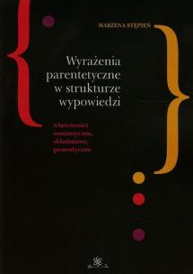 Okładka książki Wyrażenia parentetyczne w strukturze wypowiedzi
