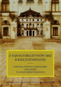 Okładka książki Z tajnych biuletynów MSZ II Rzeczypospolitej
