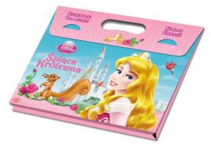 Okładka książki Zestaw książek z kredkami - Śpiąca królewna