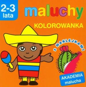 Okładka książki Akademia Malucha. Kolorowanka z naklejkami
