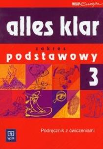 Okładka książki Alles Klar 3AB podr CD Gratis Z.P. NPP WSiP