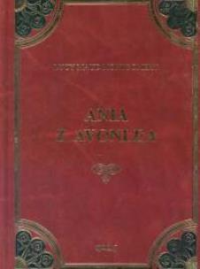 Okładka książki Ania z Avonlea skóra tw. oprawa
