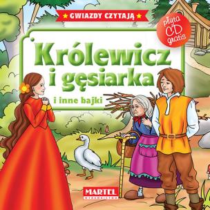 Okładka książki Bajki do poduszki- Królewicz i Gęsiarka... +CD