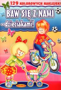 Opakowanie Baw się z nami dzieciakami 129 kolorowych naklejek