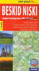 Opakowanie Beskid Niski mapa turystyczna 1:70 000