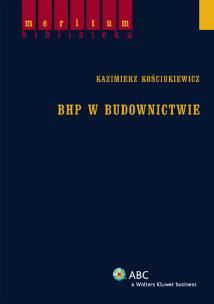 Okładka książki BHP w budownictwie