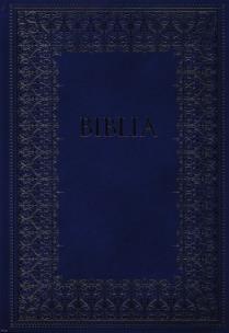 Okładka książki Biblia domowa niebieska