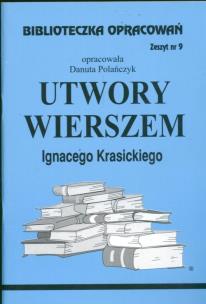 Okładka książki Biblioteczka opracowań nr 009 Utwory Wierszem