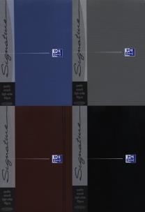 Opakowanie Brulion A5 Oxford w kratkę 72 kartki Signature szary