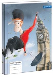 Opakowanie Brulion Język angielski 80 kartek w kratkę