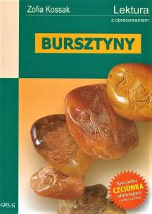 Okładka książki Bursztyny z opac. GREG