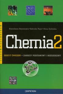 Okładka książki Chemia 2 Zeszyt ćwiczeń Zakres podstawowy i rozszerzony