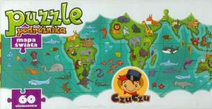 Okładka książki Czuczu. Puzzle Podróżnika - Mapa Świata